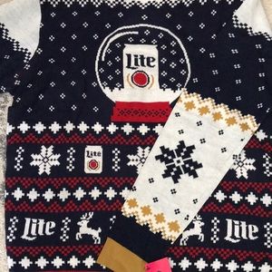 Holiday beer sweater